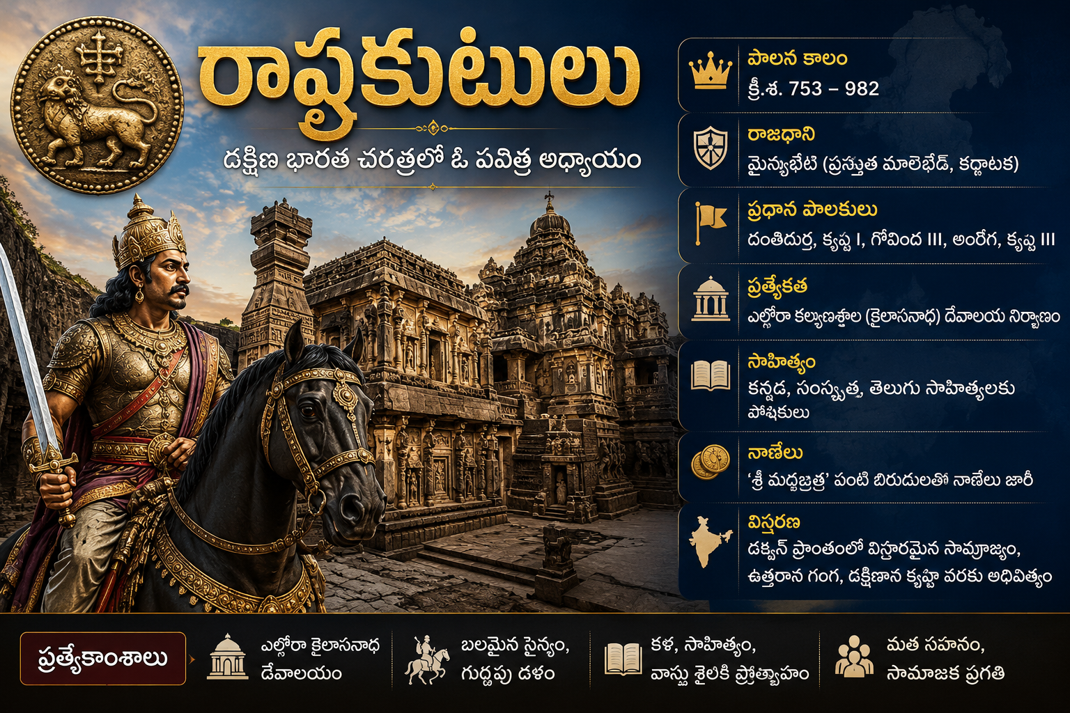 మధ్య భారతదేశ చరిత్ర – రాష్ట్రకూటులు