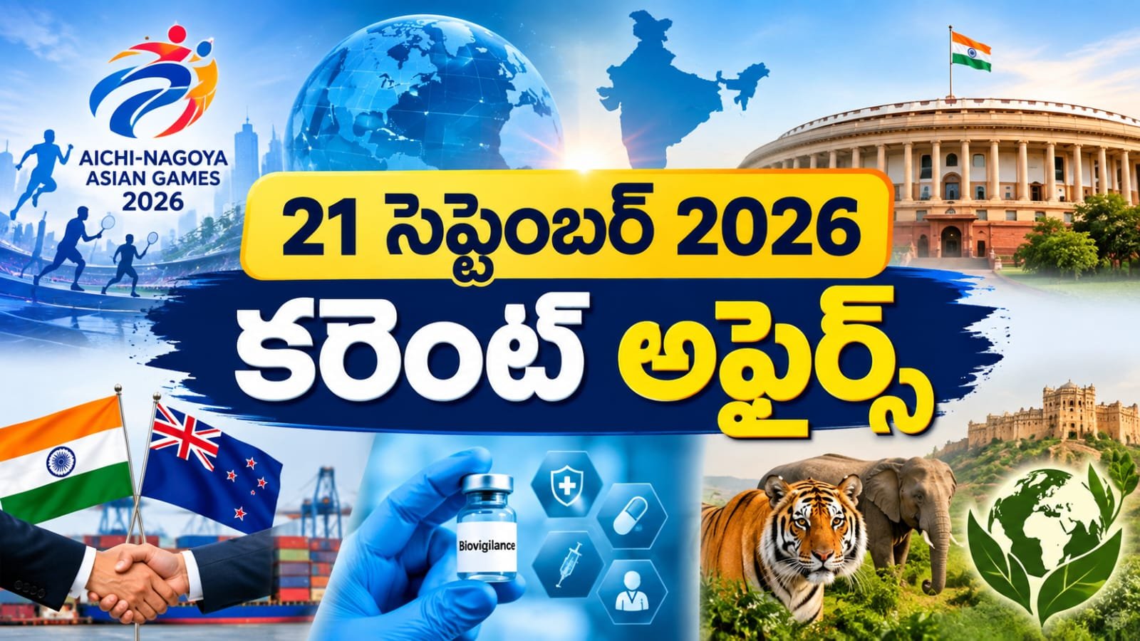 21 September 2026 Current Affairs – 21 సెప్టెంబర్ 2026 కరెంట్ అఫైర్స్