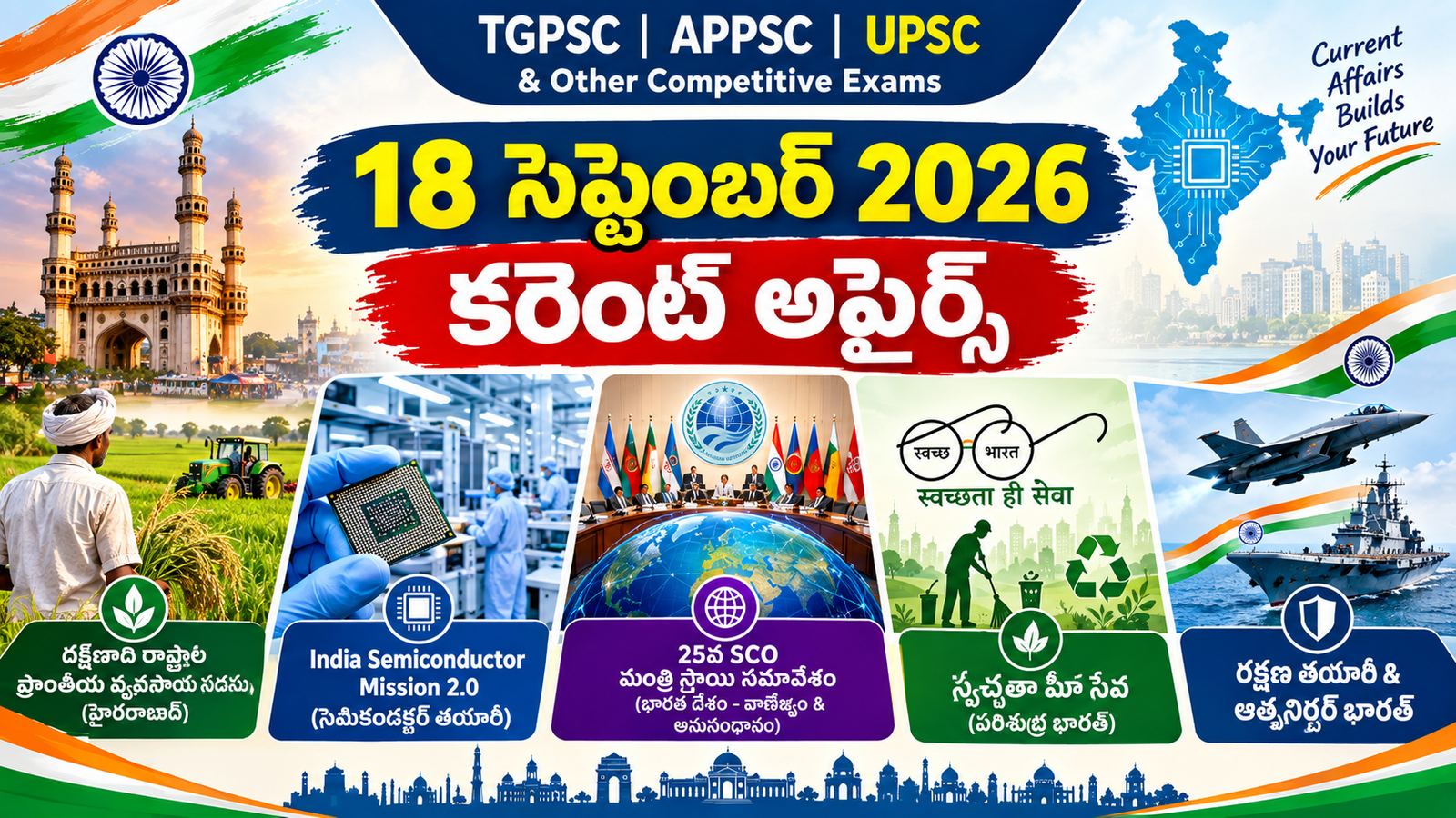 18 September 2026 Current Affairs telugu – 18 సెప్టెంబర్ 2026 కరెంట్ అఫ్ఫైర్స్