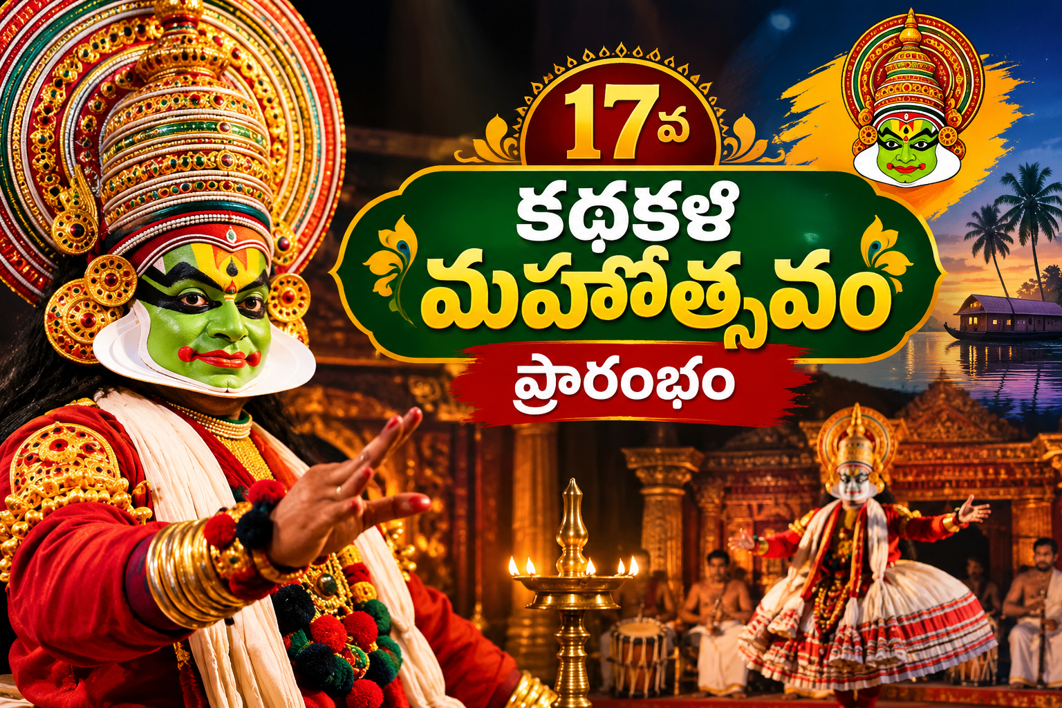 చెన్నైలోని కళాక్షేత్ర ఫౌండేషన్‌లో 17వ కథకళి మహోత్సవం ప్రారంభం