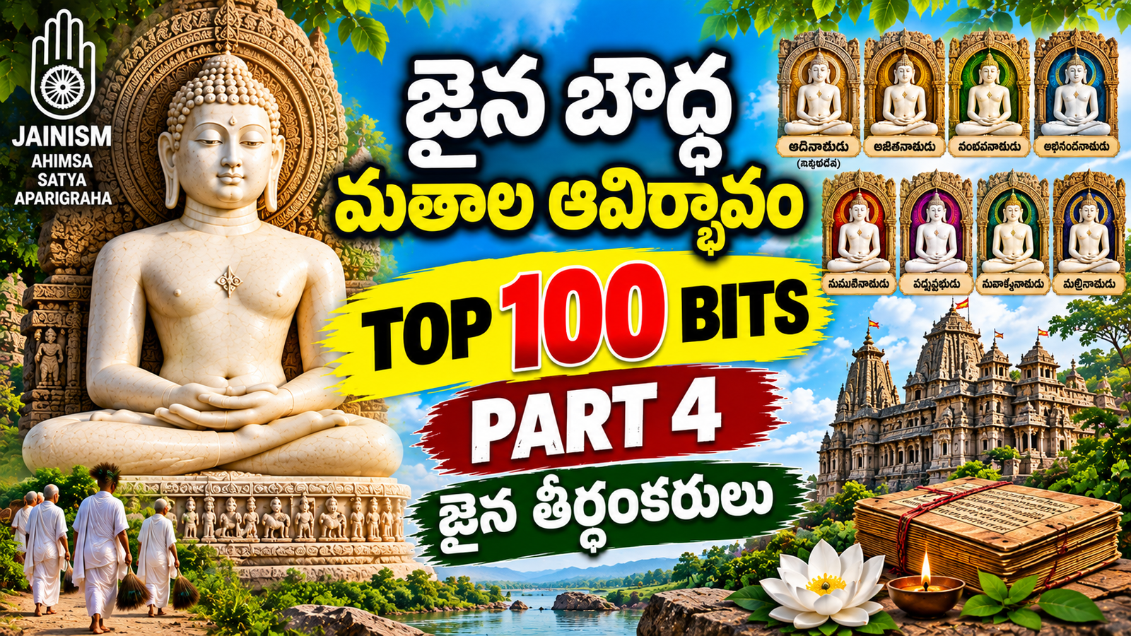 జైన, బౌద్ధ మతాల ఆవిర్భావం TOP 100 BITS PART 4
