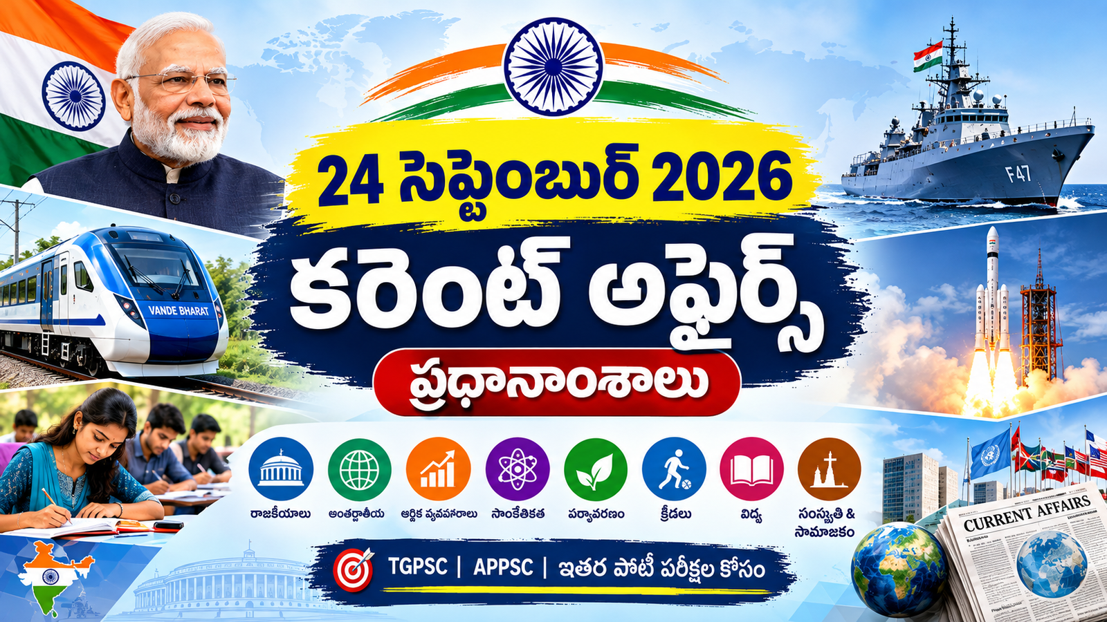 2026 September 24 Current Affairs – 2026 సెప్టెంబర్ 24 కరెంట్ అఫైర్స్