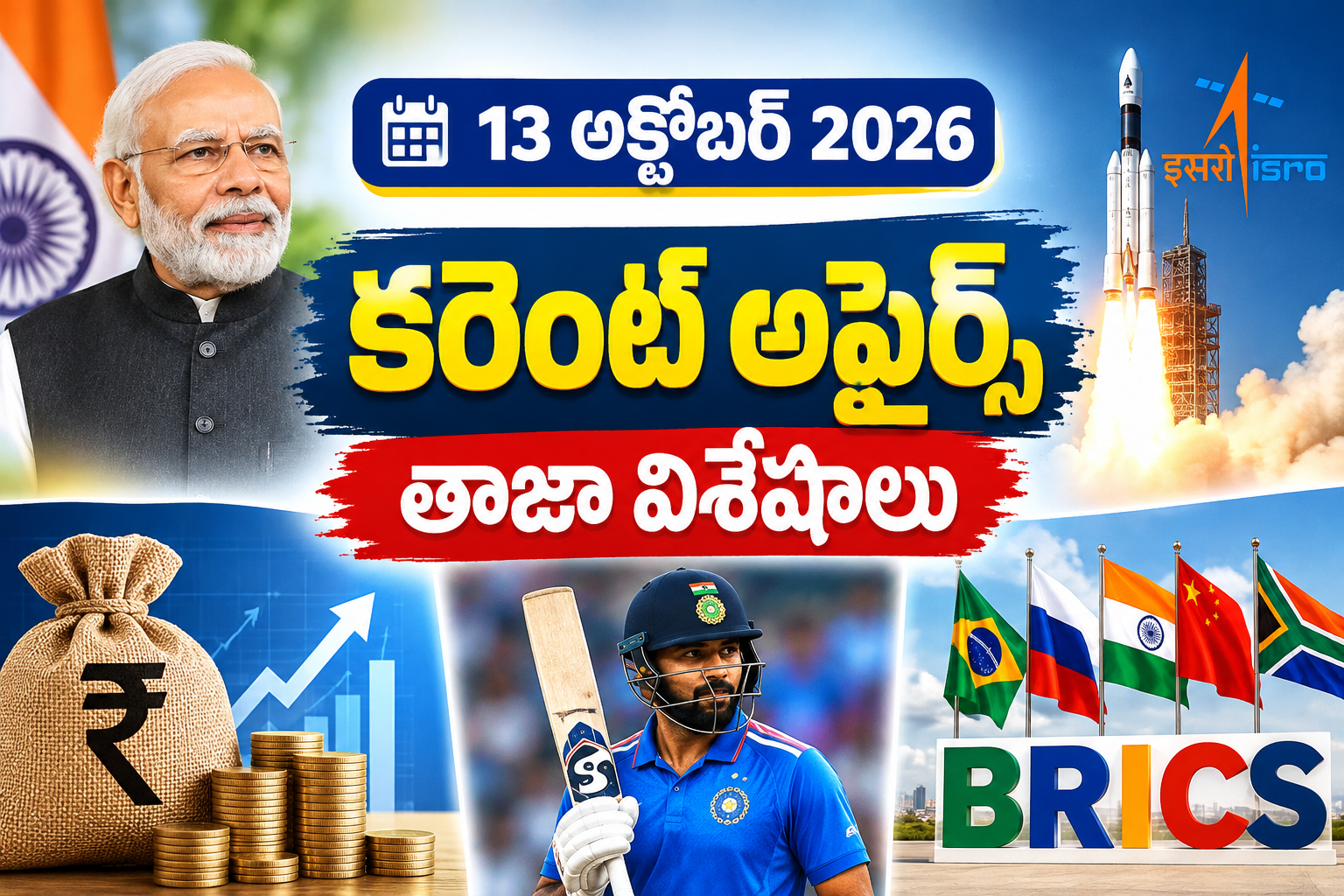 13 October 2026 current affairs telugu
